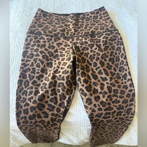 Nike Leopard Print Brown and Black Leggings